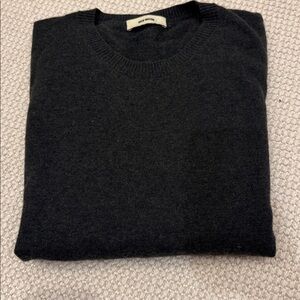 Buck mason grey XL wool sweater